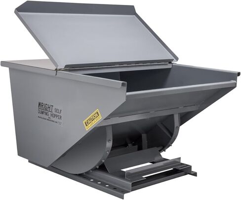 1.5 Yard Dumping Hopper for Forklifts – 1.5 Cubic Yard Steel Self-Dumping Hopper, 4000 lb Capacity, Heavy Duty Forklift Waste & Material Handling Hopper in Kuwait