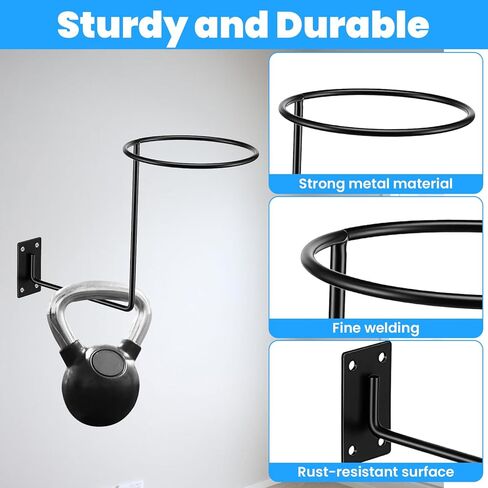 6Pcs Helmet Hanger, Wall Mount Motorcycle Helmet Rack, Ball Hat Rack, Sturdy Steel Wall Mount, Multifunctional Display Hook Stand for Cap Hat Wig Riding Jacket Coat in Kuwait