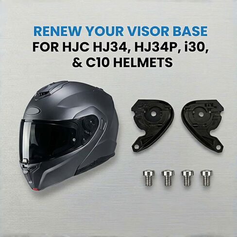 استبدال لوحة قاعدة قناع C10 لـ HJC HJ34P، HJ34، i30، مجموعة محورية لخوذة الدراجة النارية in Kuwait