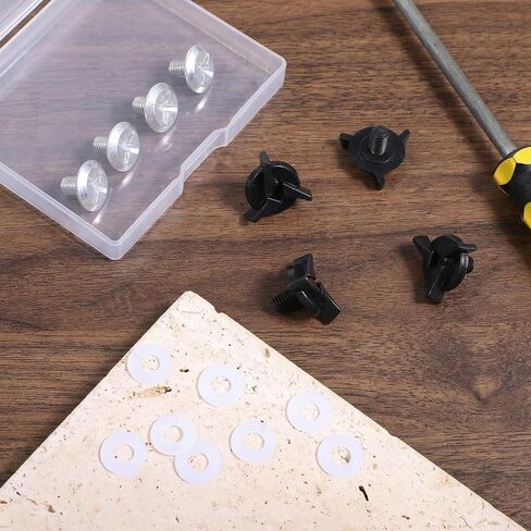 8Pcs Helmet Visor Screws, Helmet Screws Replacement Kit with Rubber Gaskets Motorcycle Bolts Fixing Accessories for Dirt Bike & Motorcycle Helmets in Kuwait