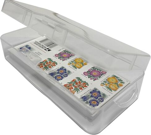Sheet Stamps Protectors,Book of 20 Stamps Holder,Sheet of 20 Stamps Storage Case, Book Stamp Keeper (Not Included Stamps) in Kuwait