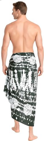 HAPPY BAY Men's Pareo Bath Swim Sarong Wrap in Saudi Arabia