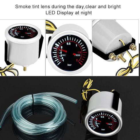 DAN&DRE 2" Car Universal 12V LED Digital Turbo Boost PSI Gauge in Kuwait