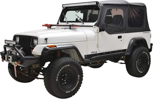KML Rock Slider Rock Guard Nerf Bar Step Armor Fit for 87-95 Wrangler YJ in Kuwait