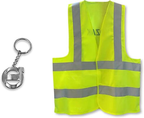 KOZAK Chrome Fender Trims Set (Left Driver Side and Right Passenger Side) Compatible with Volvo VNL 2004-2017 Includes Logo, Keychain, and Reflective Vest in Kuwait