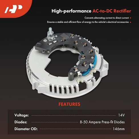A-Premium Alternator Rectifier Compatible with Ford F-150 1994-2003, Explorer, Taurus, Expedition, E-350 Econoline Club Wagon, E-350 E-450 Super Duty, E-450 Econoline Super Duty in Kuwait