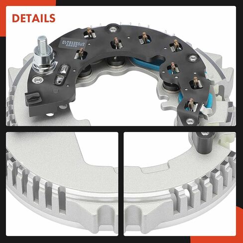 A-Premium Alternator Rectifier Compatible with Ford F-150 1994-2003, Explorer, Taurus, Expedition, E-350 Econoline Club Wagon, E-350 E-450 Super Duty, E-450 Econoline Super Duty in Kuwait