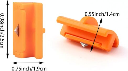 4 Pcs Mini Paper Cutter Replacement Blades, TripleTrack Blade for Precision Paper Trimmer, Portable Paper Trimmer Refills for Crafting, Scrapbooking, Photos, and Office Use in Kuwait