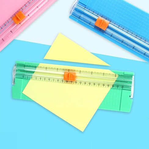 4 Pcs Mini Paper Cutter Replacement Blades, TripleTrack Blade for Precision Paper Trimmer, Portable Paper Trimmer Refills for Crafting, Scrapbooking, Photos, and Office Use in Kuwait