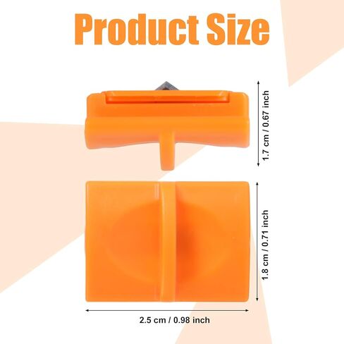 2pcs Paper Cutter Replacement Blades, Paper Trimmers Blades Portable TripleTrack Trimmer Cutting Tool for A2 A3 A4 A5 High Profile Cut in Kuwait