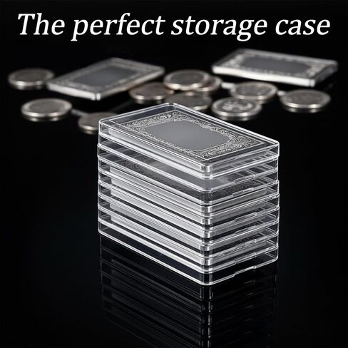 15 PCS 1 oz Silver Bar Holder Case, Clear Gold Bar Storage Box Acrylic Bars Holder Capsule Storage Container Box 1 Ounce Silver Bars in Kuwait