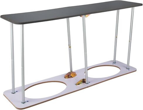 عداد محمول بعرض 6 بوصات من Displays2go مع غطاء مطاطي أسود وحقائب حمل - أسود وفضي (FRC39SQ) in Kuwait