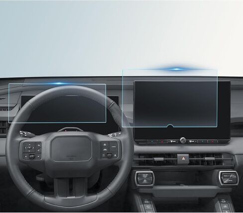 BIBIBO 2Pcs Matte Anti-Glare for New 2026 RAV4 Screen Protector 2026+ Toyota RAV4 (XSE/Limited) 12.9" Navi+12.3" Dash [Tempered Glass Anti-Scratch Lessen Fingerprints] 2026 RAV4 Accessories in Kuwait