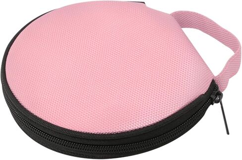 Pink 20 Capacity CD/DVD Case Holder Portable Wallet Disc Storage Binder for Car, Home, Travel Carrying Organizer in Kuwait