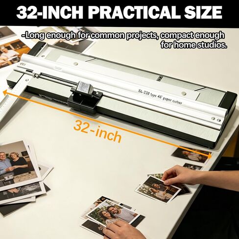 32in Mat Cutter for Framing - Precision Mat Board Cutting Kit with Measuring Bar, 90°Straight & 45°Bevel Cutting Heads for Many Creative&Practical Tasks Ideal for Home DIY Project,Photo Frame,Artwork in Kuwait