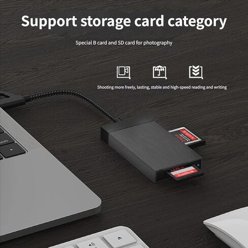 ordinarYone Fast Speed CFe B Card Reader USB 3.1 for Fast Data Transfer Compatibles Multiple Cameras in Kuwait