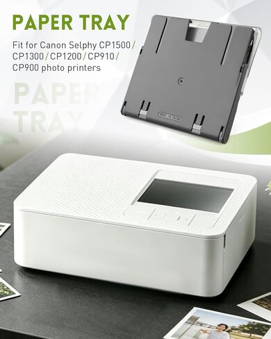 موضع ورق لدرج إدخال الورق مقاس 3 بوصات مناسب لطابعة الصور Canon Selphy CP1500 CP1300 CP1200 CP910 CP900، حامل حجم البطاقة البريدية 54 × 86 مم in Kuwait