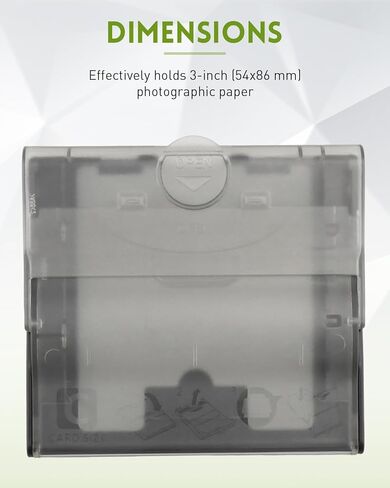 موضع ورق لدرج إدخال الورق مقاس 3 بوصات مناسب لطابعة الصور Canon Selphy CP1500 CP1300 CP1200 CP910 CP900، حامل حجم البطاقة البريدية 54 × 86 مم in Kuwait