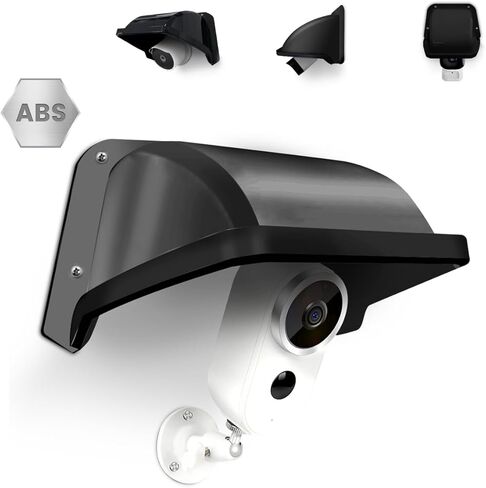 WEILAILIFE Universal Outdoor Camera Cover, ABS Plastic Weatherproof Security Camera Shade for Dome, Bullet, Stick Up Cameras, Sun&Rain Shield for Camera,White in Saudi Arabia