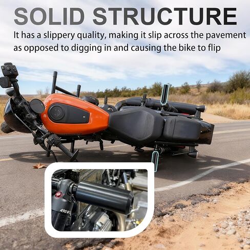 MoKitDora 5.98 بوصة Sportster الجزء العلوي من الصدمات إطار حماية مضاد للصدمات لـ 2004-2022 Harley XL 883 1200 XR1200 Iron Nightster Roadster، أسود in Kuwait