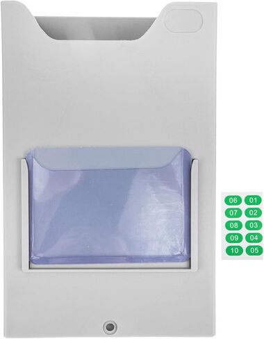 Ciieeo Plastic Material Card Rack Multi Pockets for Attendance Cards and Tags Warehouse and Factory Storage Rack Providing Additional Storage Space in Kuwait