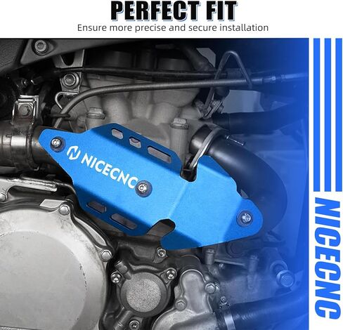 NICECNC Heat Shield Guard Protector Compatible with Yamaha YFZ450R 2009 2010 2011 2012 2013-2023, YFZ450RSE 2018 2019 2020 2021 2022 2023, YFZ450X 2010 2011 Blue in Kuwait