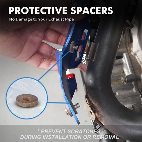 NICECNC Heat Shield Guard Protector Compatible with Yamaha YFZ450R 2009 2010 2011 2012 2013-2023, YFZ450RSE 2018 2019 2020 2021 2022 2023, YFZ450X 2010 2011 Blue in Kuwait