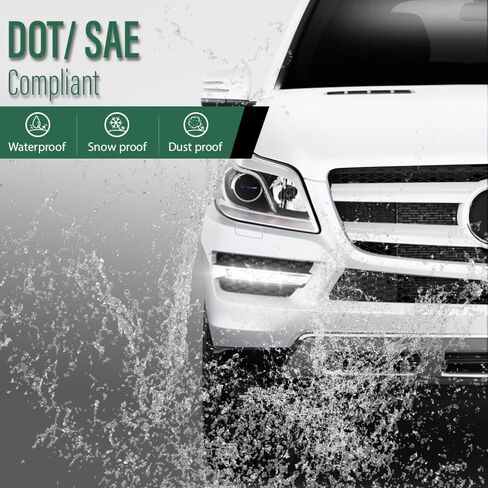 مصباح ضباب كبير برتقالي يمين LED DRL أثناء النهار متوافق مع Benz GL-Class X164 GL320 GL350 GL450 GL550 ML63 X166 2007-2013 1649060451 in Kuwait