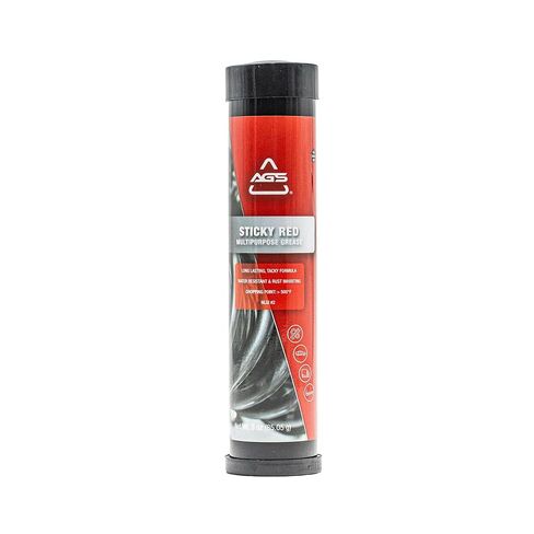 AGS Sticky Red Multipurpose Grease, Lithium Complex, 3 oz Tubes, Water Resistant, Extreme Pressure, 3 Pack in Kuwait