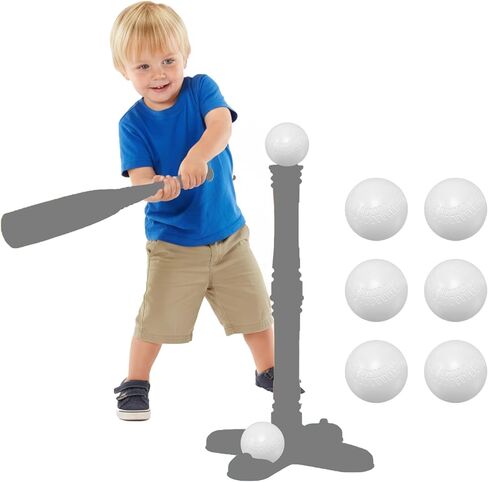 T-Ball Replacement Balls Compatible with Little Tikes TotSports - 6PCS 2.7"(7cm) Plastic T Balls, Compatible with Little Tikes Accessories in Kuwait