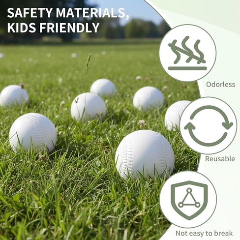 T-Ball Replacement Balls Compatible with Little Tikes TotSports - 6PCS 2.7"(7cm) Plastic T Balls, Compatible with Little Tikes Accessories in Kuwait