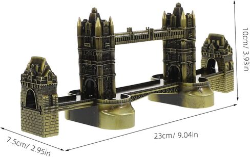 IMIKEYA Metal Tower Bridge Model Home Office Decor Tabletop Ornament European Style Souvenir for Friends and Family in Kuwait