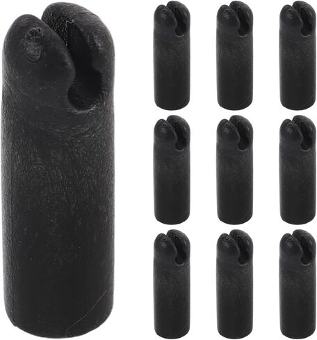 HEMOTON 10pcs Plastic Kite Connectors, Universal Black Sports Kite Frame Parts - DIY Assembly Accessories for Repair and Building in Kuwait