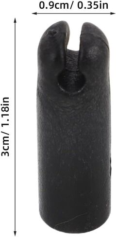HEMOTON 10pcs Plastic Kite Connectors, Universal Black Sports Kite Frame Parts - DIY Assembly Accessories for Repair and Building in Kuwait