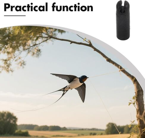 HEMOTON 10pcs Plastic Kite Connectors, Universal Black Sports Kite Frame Parts - DIY Assembly Accessories for Repair and Building in Kuwait