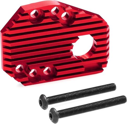 RC Repair Parts Compatible with Tamiya M05 1/10 RC Car Upgrade Modification Parts Accessories Metal Motor Mount Plate Heat Sink(Red) in Kuwait