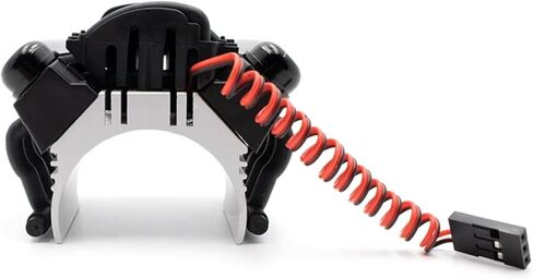مكونات سيارة RC متوافقة مع محوري لـ SCX10 لـ Wraith لـ Traxxas لـ TRX4 RC أجزاء ترقية الزاحف سبيكة محرك محرك خافضات حرارة مروحة تبريد in Kuwait