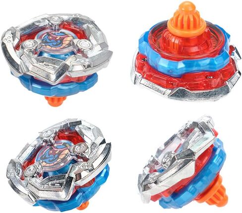 قمم الدوران القتالية الجيروسكوبية، مجموعة Battle Gyro Top Set، استاد القتال المتفجر، قاذفات اتجاهين، هدايا رائعة للأطفال بعمر 6 سنوات فما فوق (10 مجموعات X استاد) in Kuwait