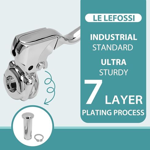 Chrome Clutch Lever Perch Clamp Kit Aftermarket Part Compatible with Harley Touring FLHX FLHT FLHR FLTR FLHTCU Road King Road Glide 2008-2013 CVO in Kuwait