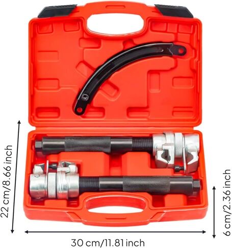 Strut Spring compresing Tool Kit Molded Hooks Strut Spring compresing Tool Heavy Duty for Auto Repair Shop in Kuwait