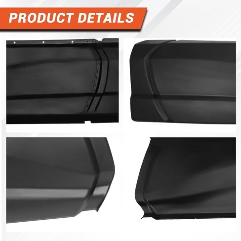 Sterlix Fairing Panel Compatible with Kenworth T680 2013-2021 OE Replacement Right Step Side Fairing-Black (Driver Left Side-No Hole, 79.92'') in Kuwait