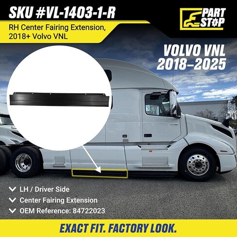 Fits Volvo VNL Fairing Set — Right in Kuwait