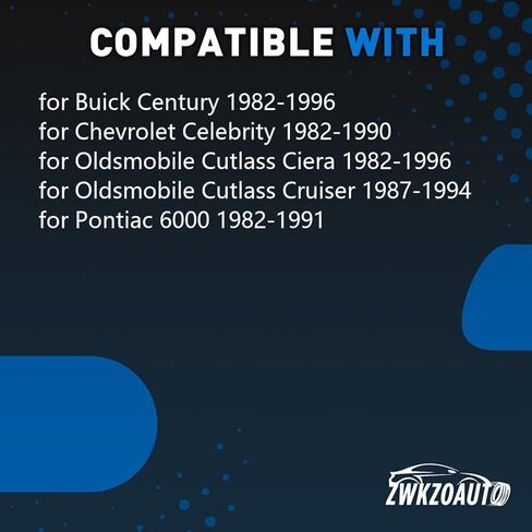 شريط المسار الخلفي لسيارة شيفروليه سيليبريتي 3.1L 1990، لسيارة Buick Century 2.2L 1993-1996، لسيارة Century 2.5L 1982-1992، لسيارة Century 2.8L 1982-1989، لسيارة Century 3.0L 1982-1985 استبدل K6342 in Kuwait