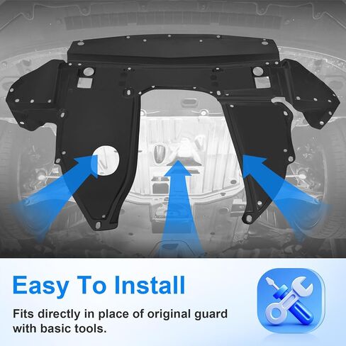 ELH Engine Splash Shield Fit for 2016-2018 Nissan Altima/2016-2023 Nissan Maxima 2.5L 3.5L NI1228164 75890-9HS0A in Kuwait