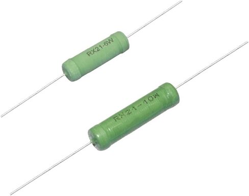10PCS RX21 5W 6W 10W Wire Wound Resistance 5% 0.1~33K 3 4.7 10 22 27 47 100 120 180 200 220 270 330R 360 510 1K 10K 12K 15K Ohm(5W 6W-5.1 Ohm) in Kuwait