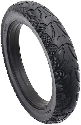 12 Inch Solid Tyre 12 1/2x2 1/4(57-203) Replacement Rubber Tire for Electric Scooters E-Bikes Non-Pneumatic Puncture Proof Wheel 12.5x2.125 Compatible Black Heavy Duty in Kuwait