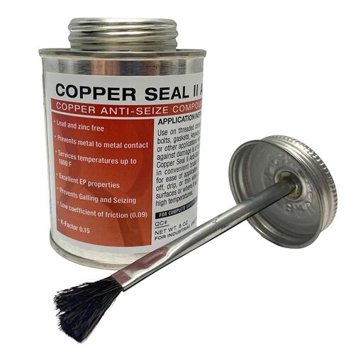 Copper Seal II Copper Anti-Seize Lubricant – Made in the USA, High Temp 1800°F, Prevents Seizing & Corrosion, for Spark Plugs, Exhaust, Bolts & Brakes (8oz) in Kuwait