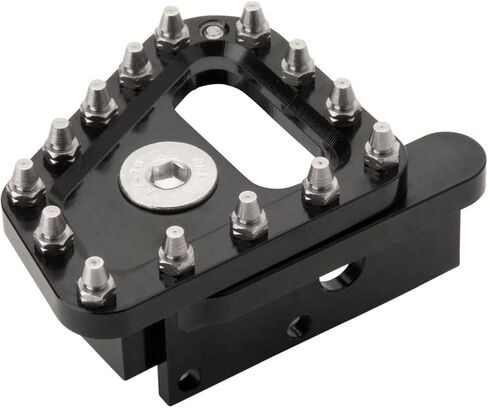 Tusk Aluminum Brake Pedal Replacement Oversized Toe Tip Black Compatible with KTM 400 XC-W 2007,2009-2010 in Kuwait
