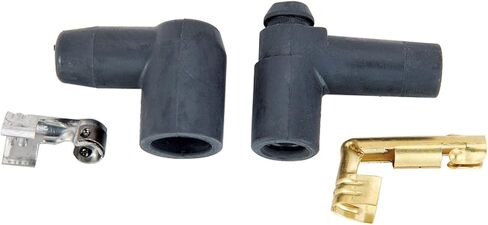 JEGS 8 مم أسلاك الطاقة الحمراء الساخنة | يناسب تشيفي الصغيرة/الكبيرة وAMC 290-401 مع محركات HEI V8 | مسارات فوق أغطية الصمامات أو أسفل الرؤوس | صنع في الولايات المتحدة الأمريكية | محطات توصيل الإشعال متعددة الزوايا in Kuwait