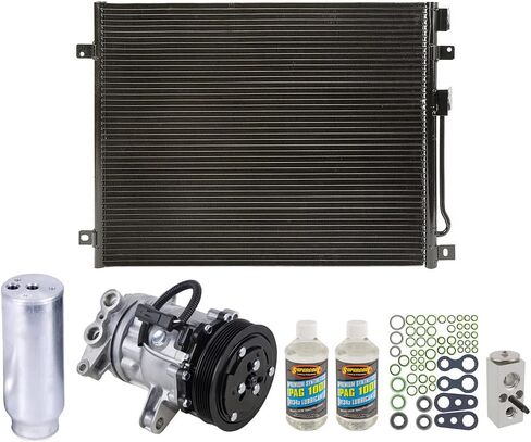 A/C Kit w/AC Compressor Condenser & Drier For Dodge Durango 4.7L V8 2002 2003 - BuyAutoParts 60-82446CK New in Kuwait